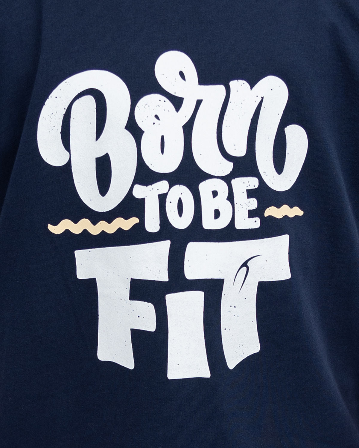 Be Fit Crew-Neck Navy T-Shirt-Atum -63217124