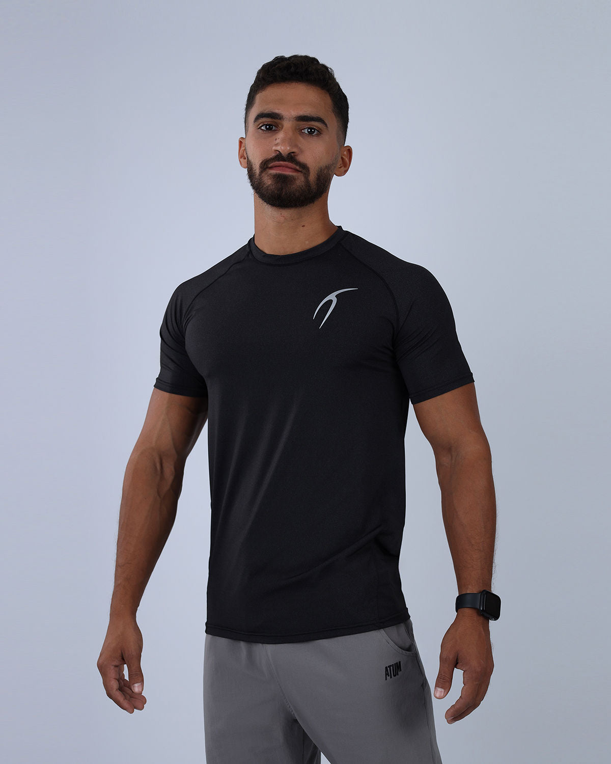 Dri-FIT Short-Sleeve Black Fitness Top-Atum -56950291