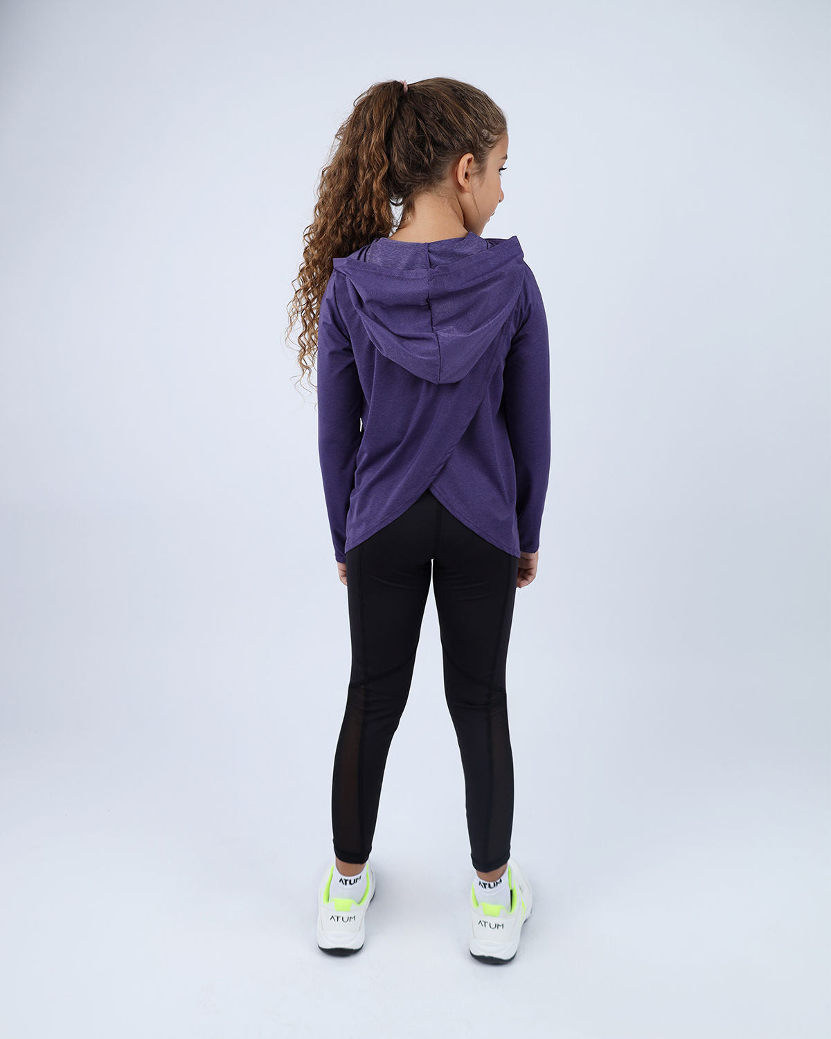 Vivid Long-Sleeve Purple Hoodie-Atum -19021716