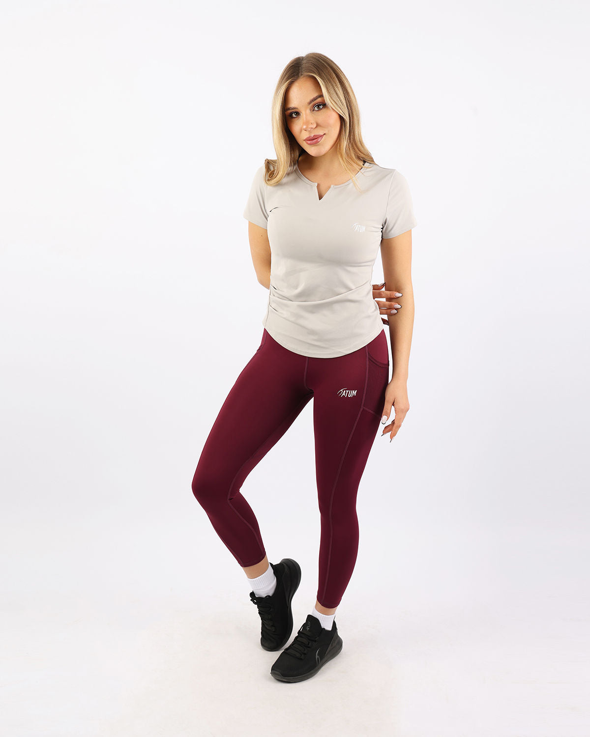 Aeroflex Women's Gray T-Shirt-Atum -33981903