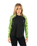 Crew Neck Long Sleeve Green Top