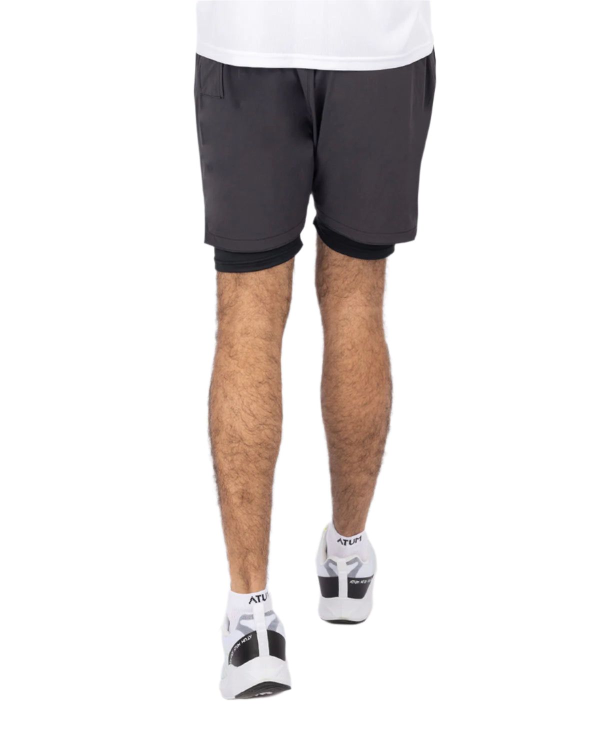 Hidden Pocket Gray Training Short-Atum -4792911