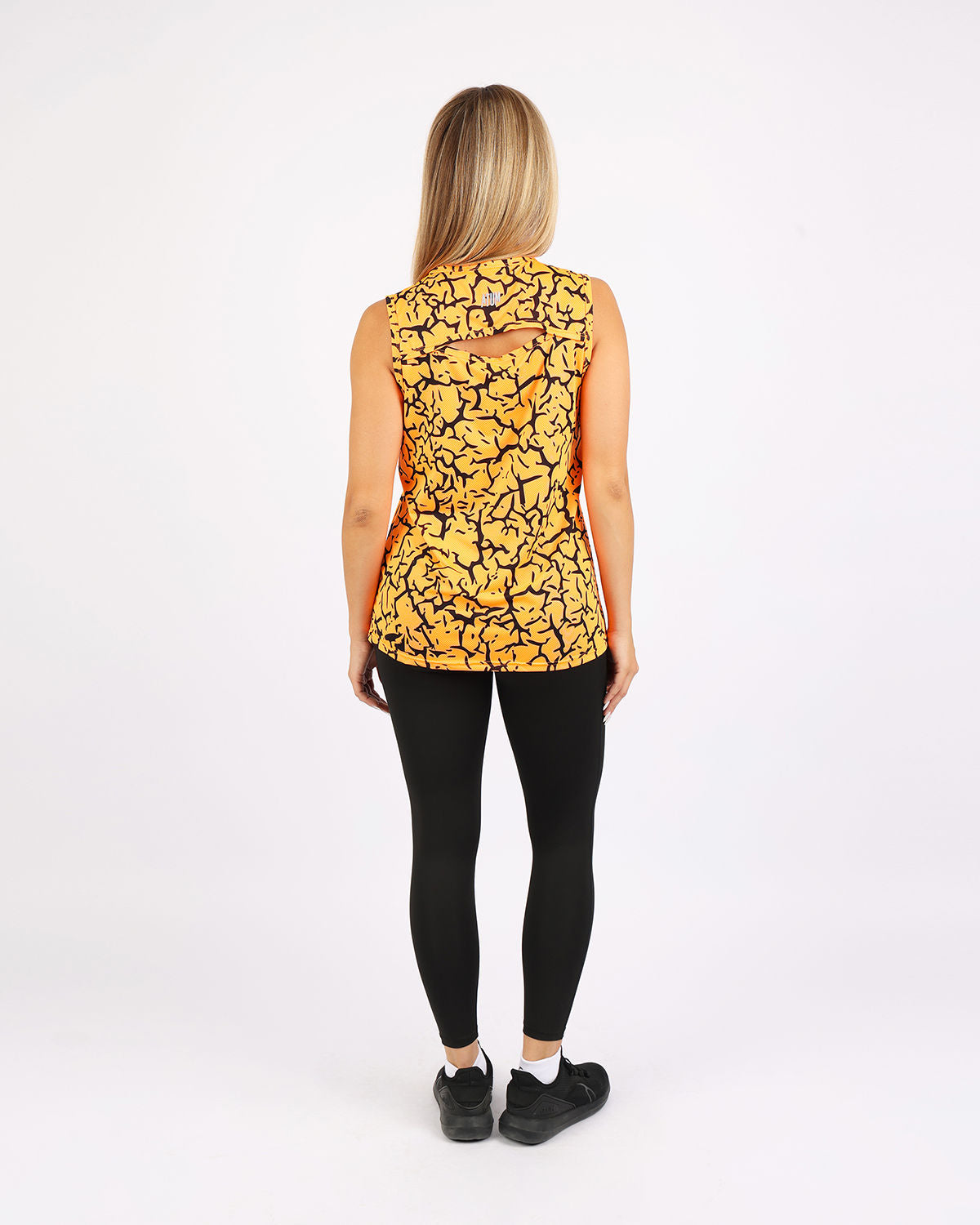 Hyper Sleeveless Orange Tank Top-Atum -81024553