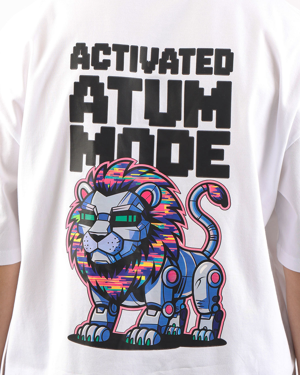 Adventure Mode White T-Shirt-Atum -50334047