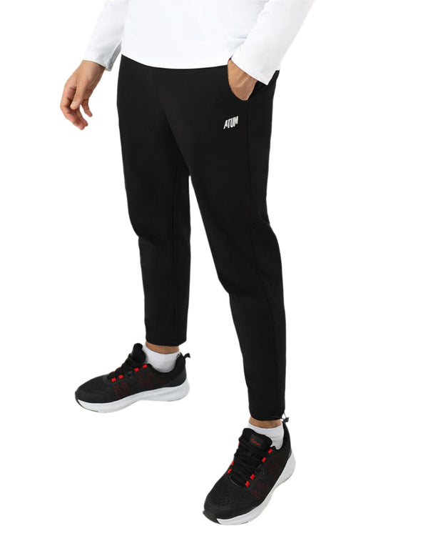 Slim Fit Black Jogger Pants-Atum -71999252