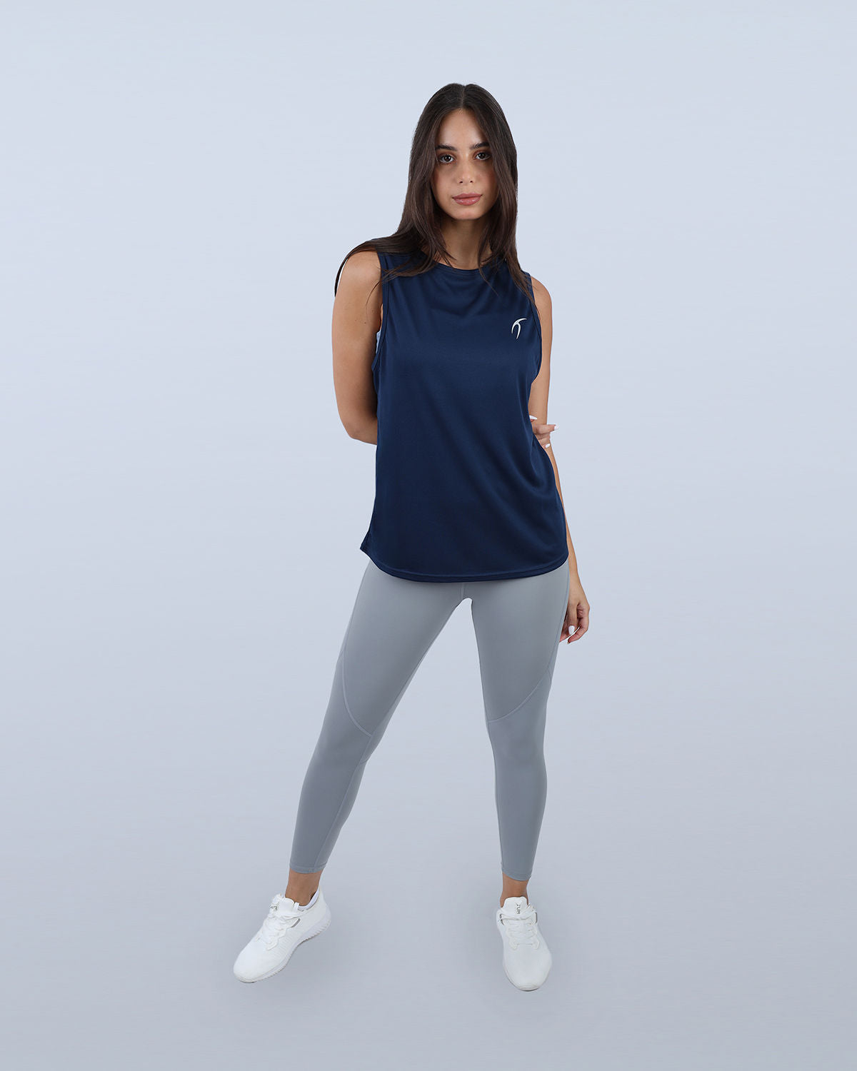 Modal Yoga Blue Tank Top-Atum -15434314
