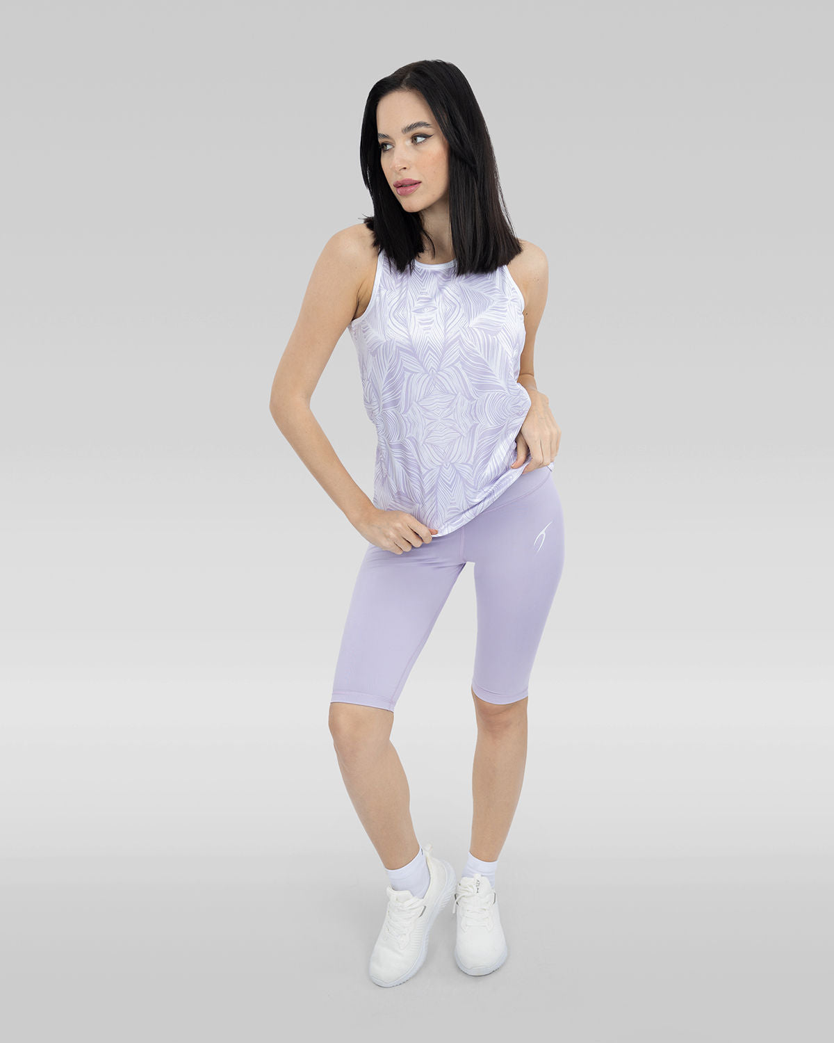 Flowery Women's Lavender Top