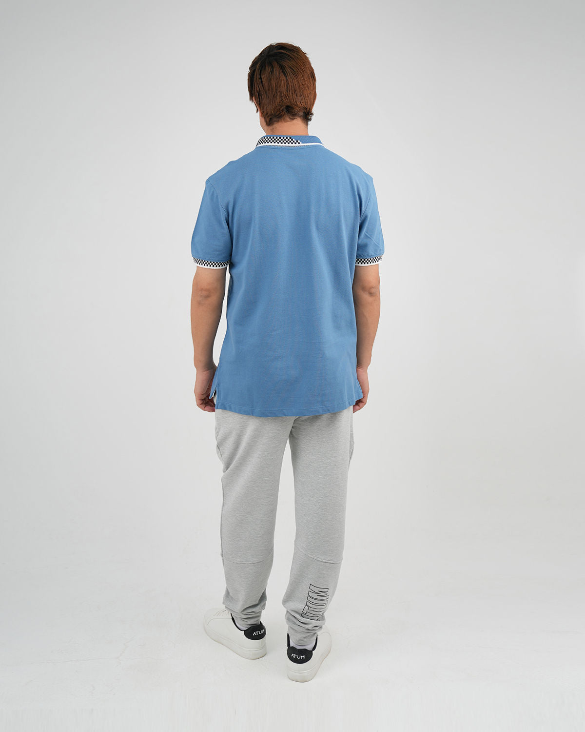 Clashflex Indigo Polo Shirt-Atum -48194867