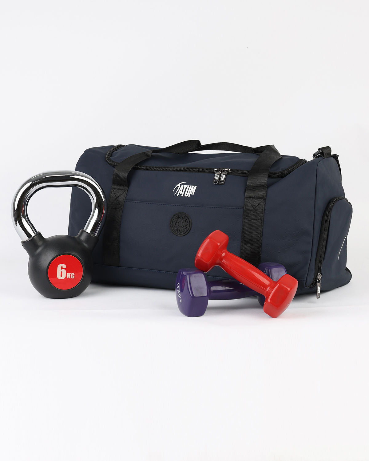 Elite Travel Navy Duffel Bag-Atum -39668034
