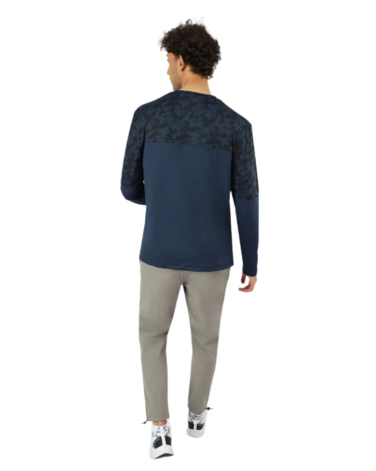 Men's Fitness Navy Top-Atum -31513791