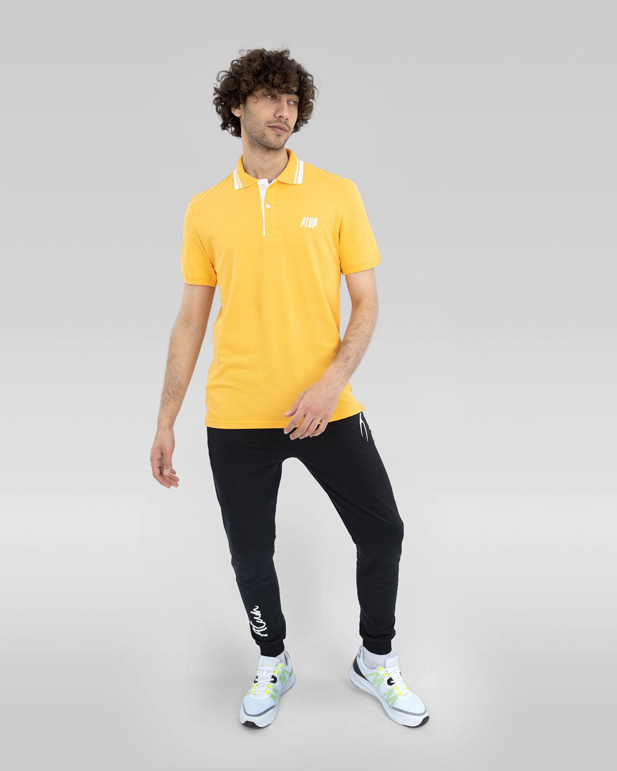 Splash Men's Gold Polo Shirt