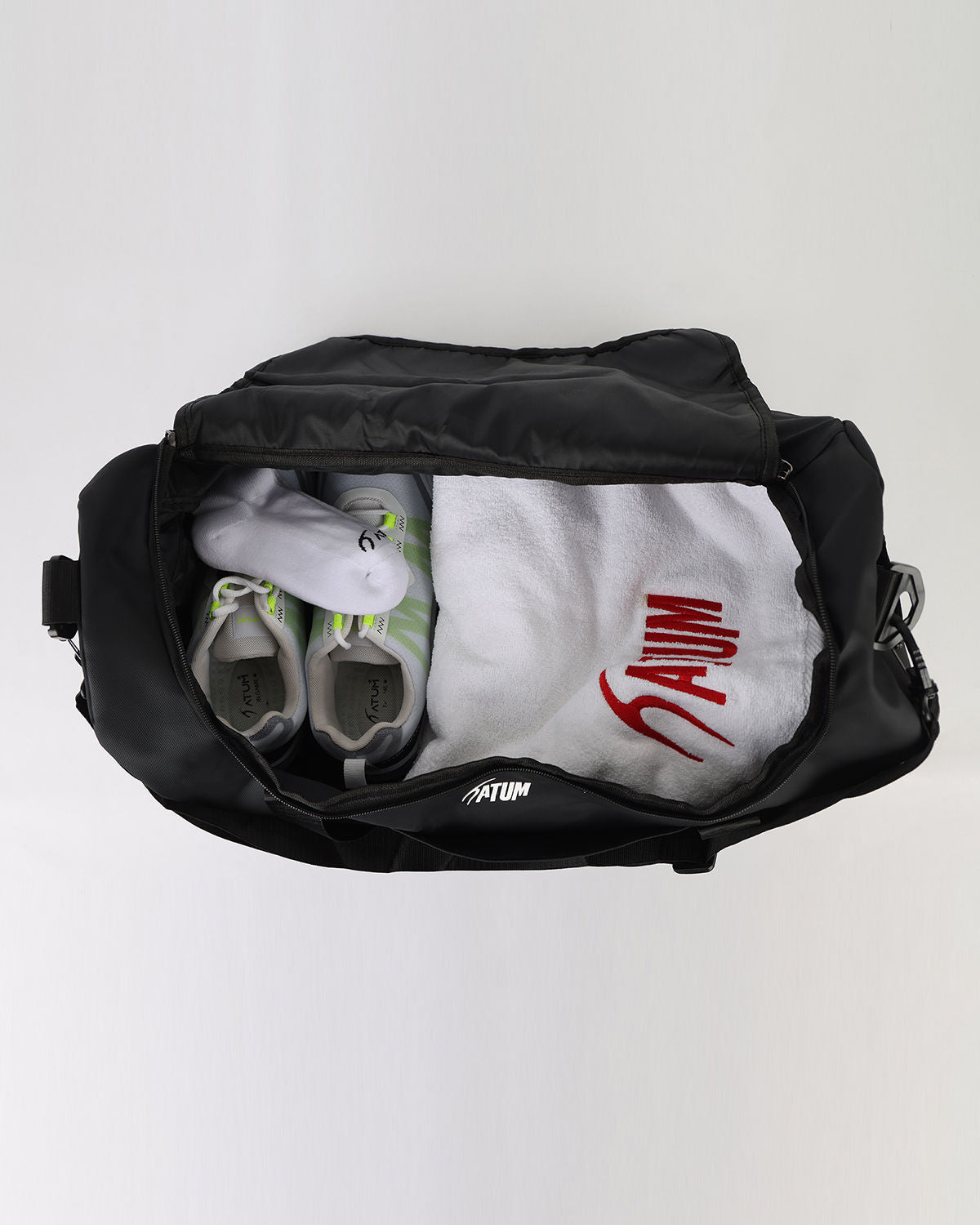 Elite Travel Black Duffel Bag-Atum -48714223