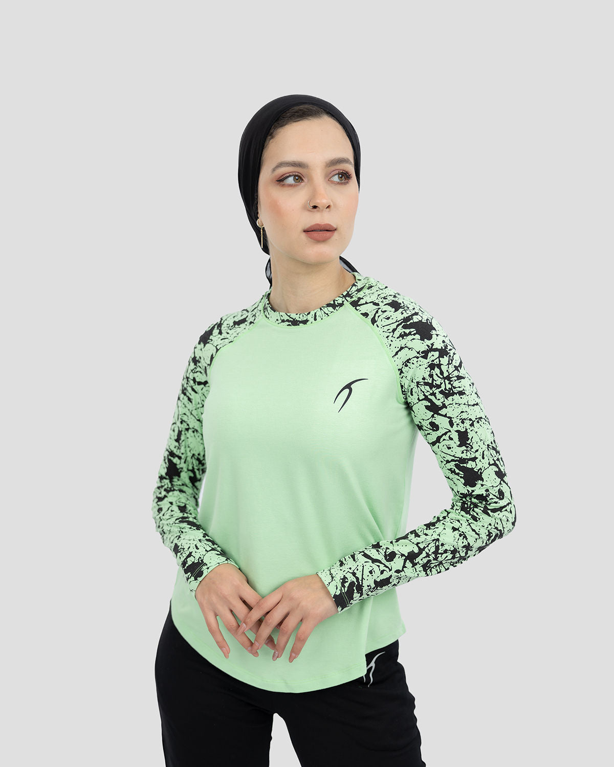 Flowery Longsleeve Women's T-shirt