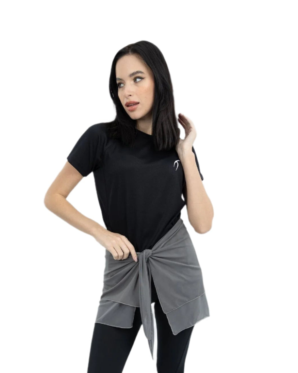 Women's Gray Hip Cover-Up-Atum -647126