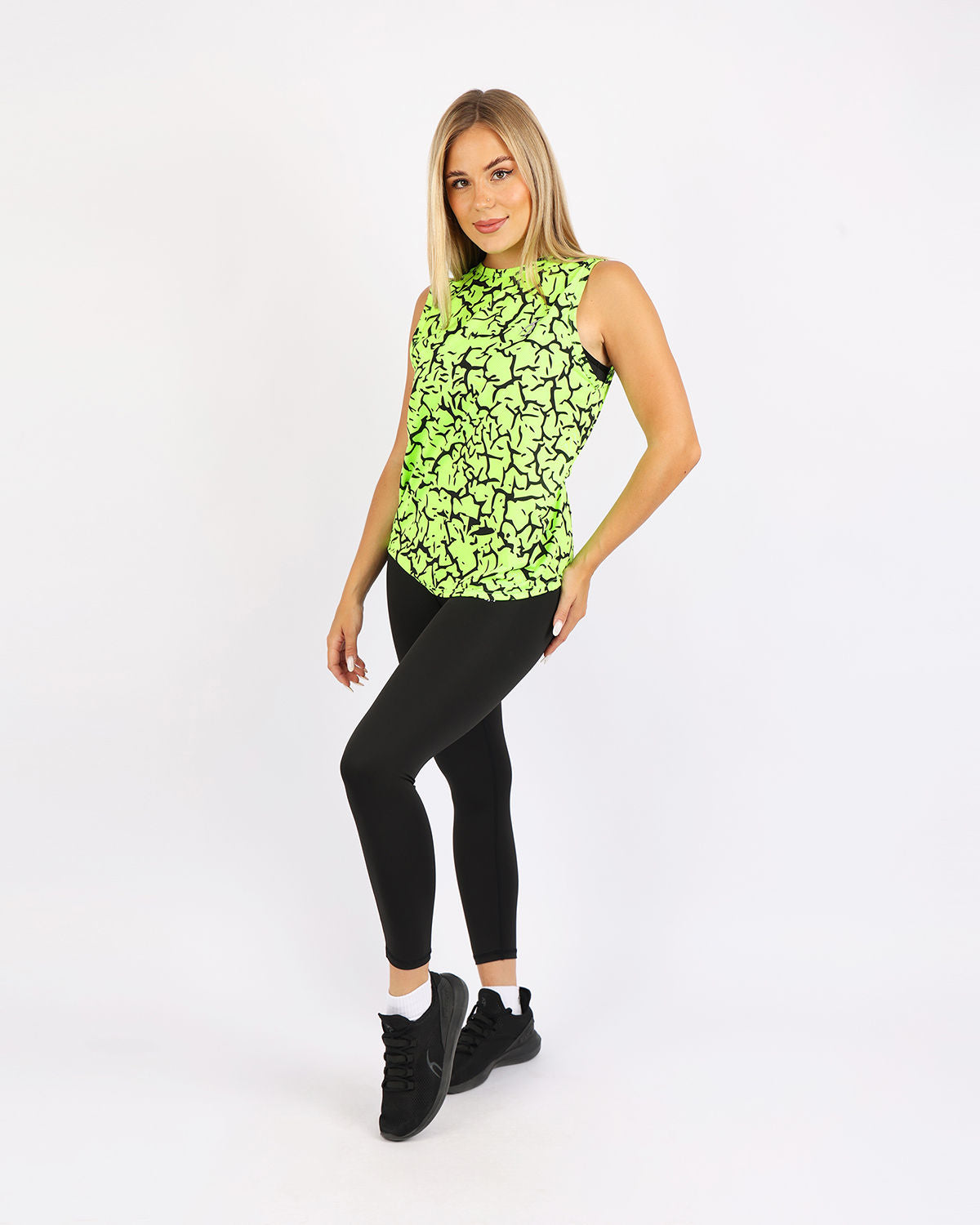 Hyper Sleeveless Green Tank Top-Atum -39228737