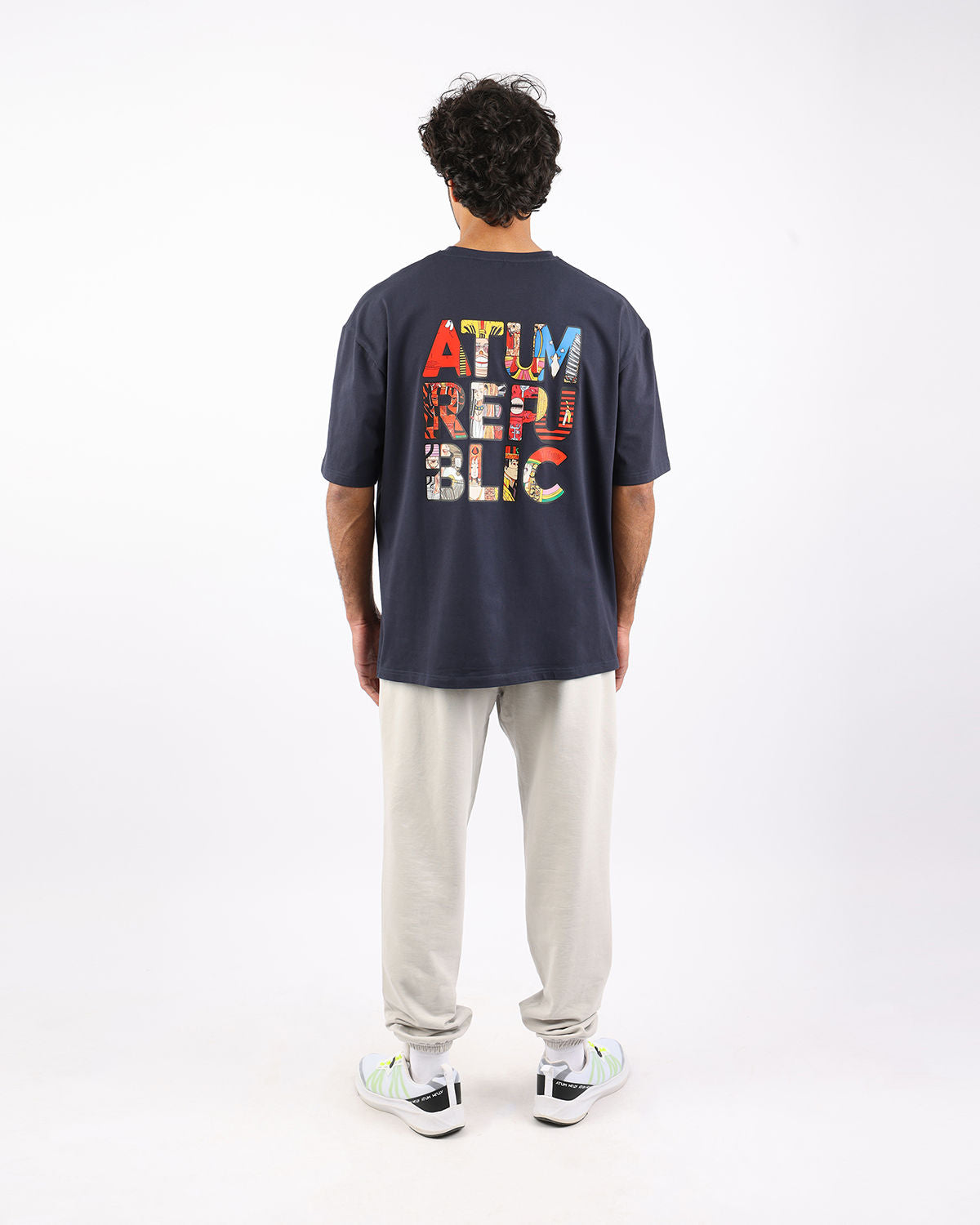Cultural Republic Navy T-Shirt-Atum -17582651