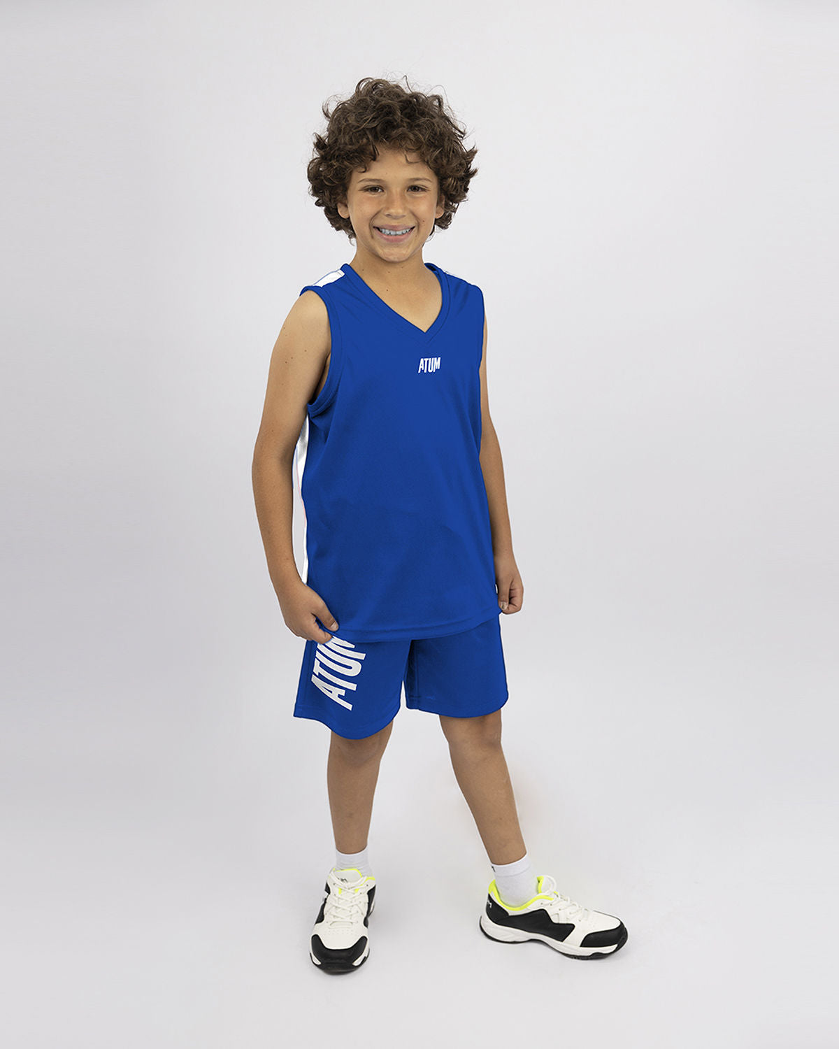 Basketball Boy's Blue Short-Atum -4840162