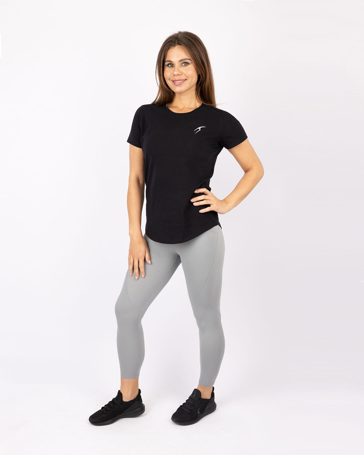 Premium High-Waisted Women's Leggings -  Gray