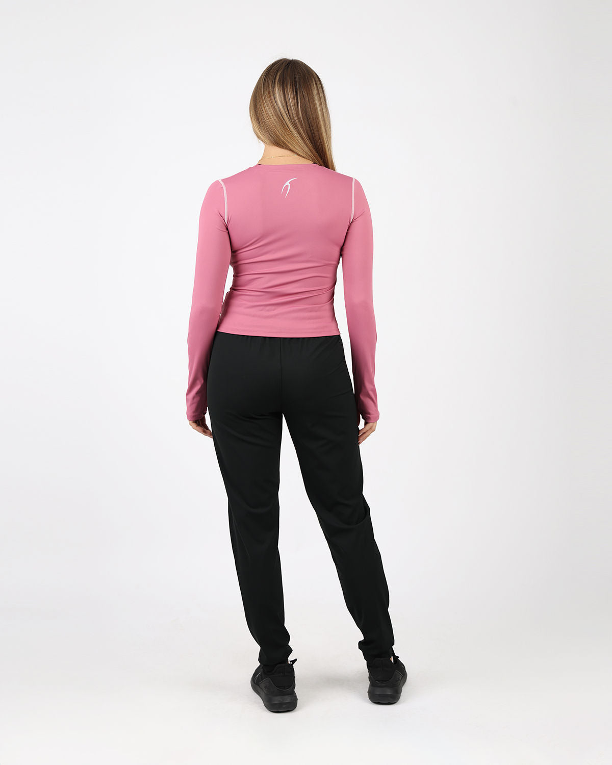 Streamline Long Slevess Women's Rose Top-Atum -76079142