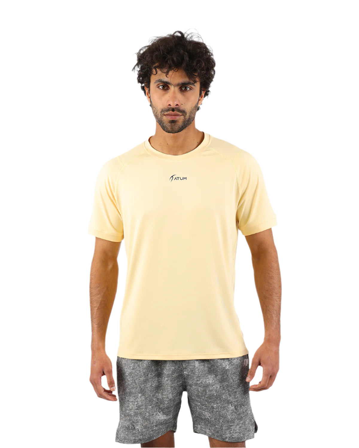Energy Flow Men's Yellow T-Shirt-Atum -15764386