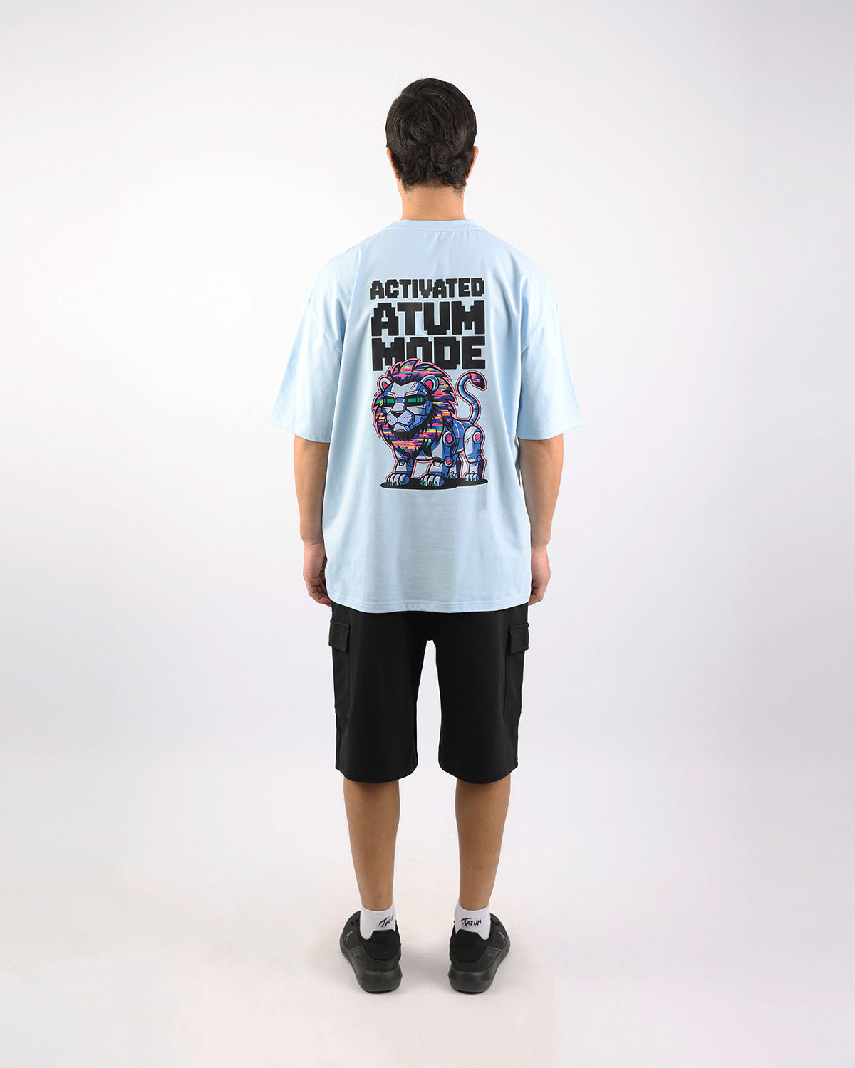 Adventure Mode Light Blue T-Shirt-Atum -51792339