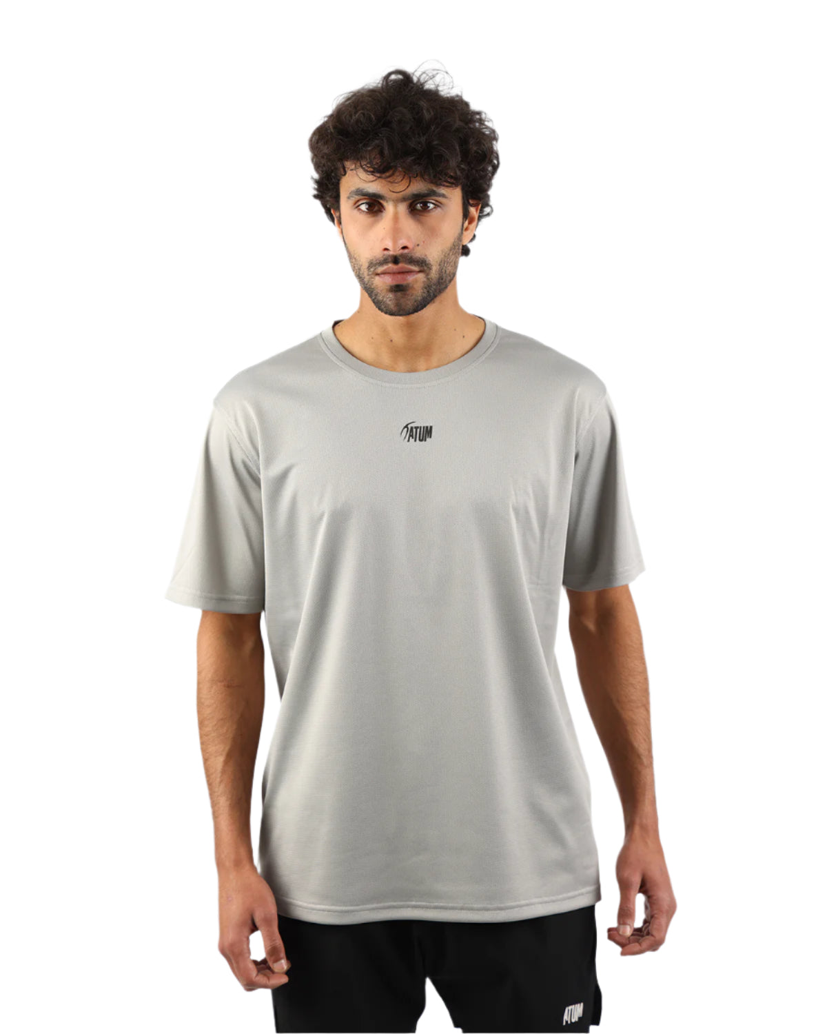 Prime Fit Men's Gray T-Shirt-Atum -29480425