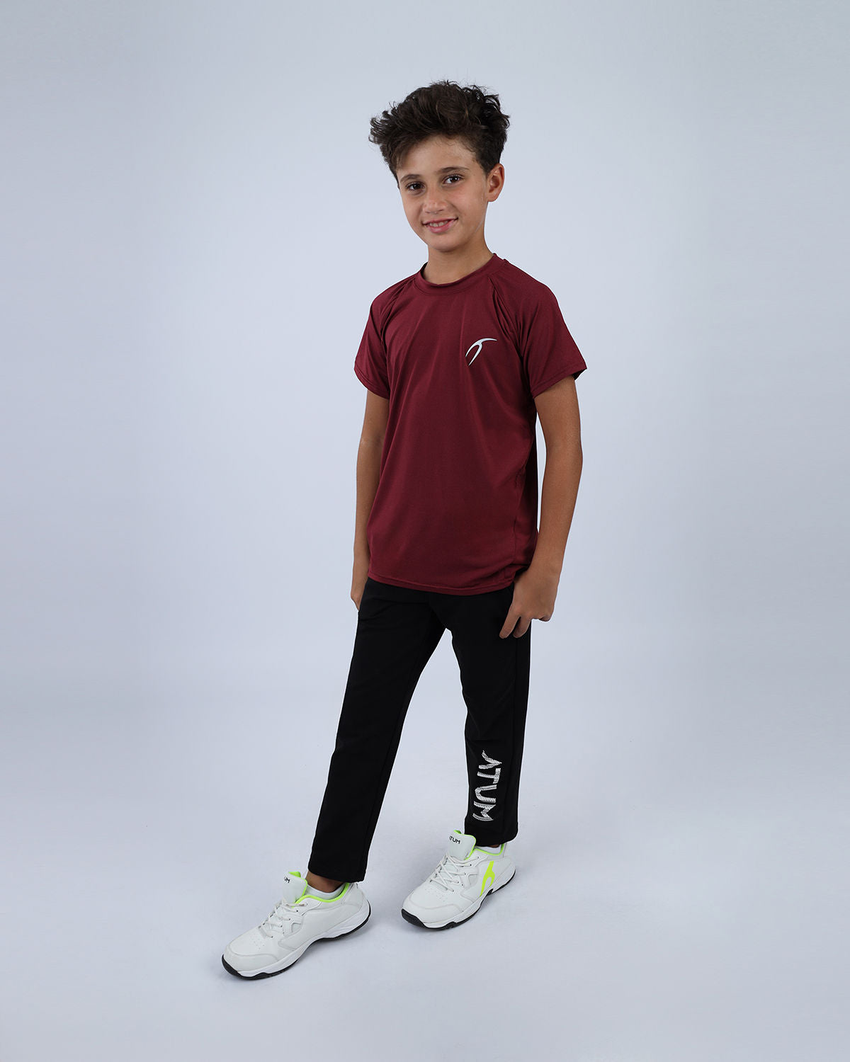 Power-On Sports Burgundy T-Shirt-Atum -72345141