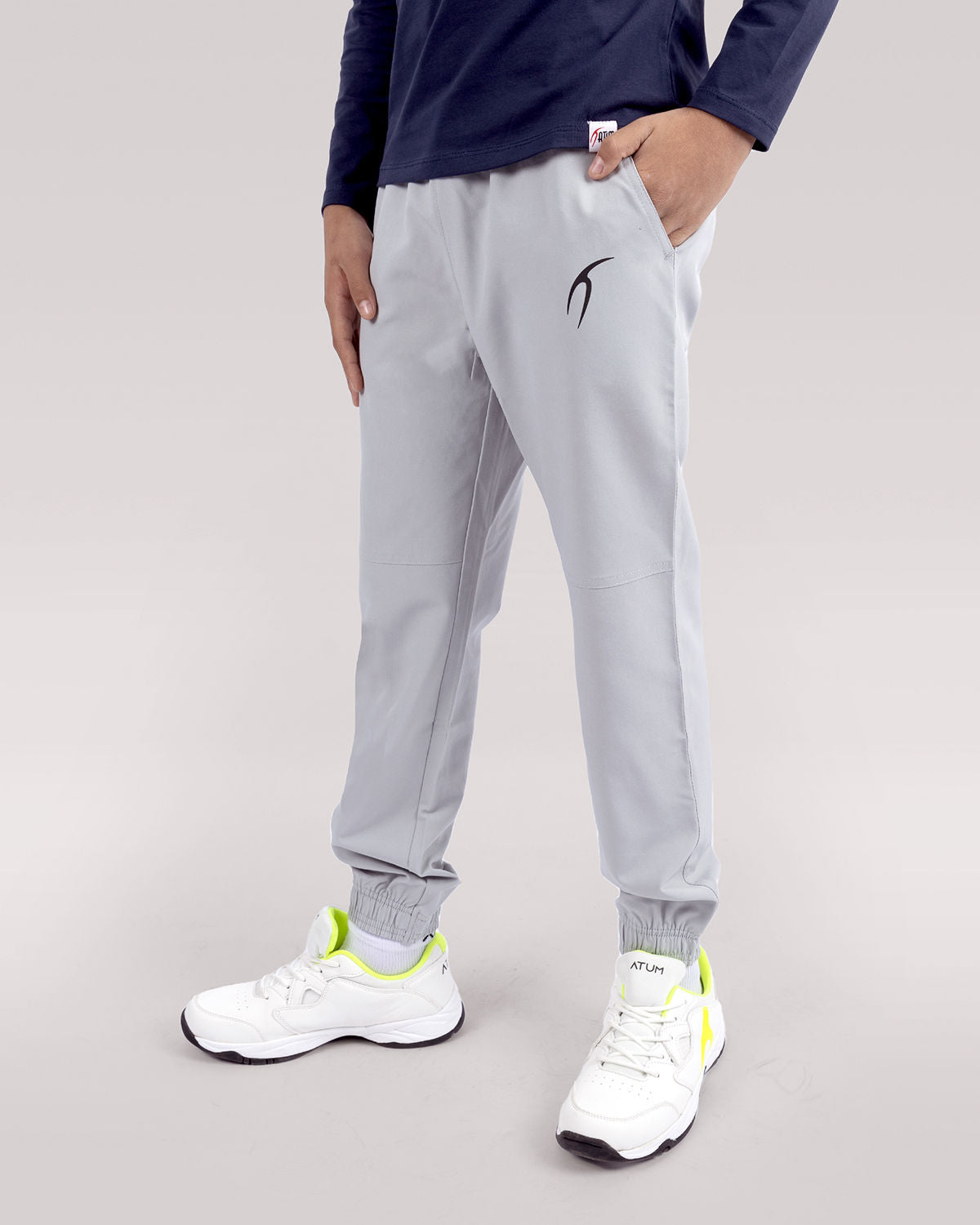 Basic Training Boy's Gray Pants-Atum -15394177