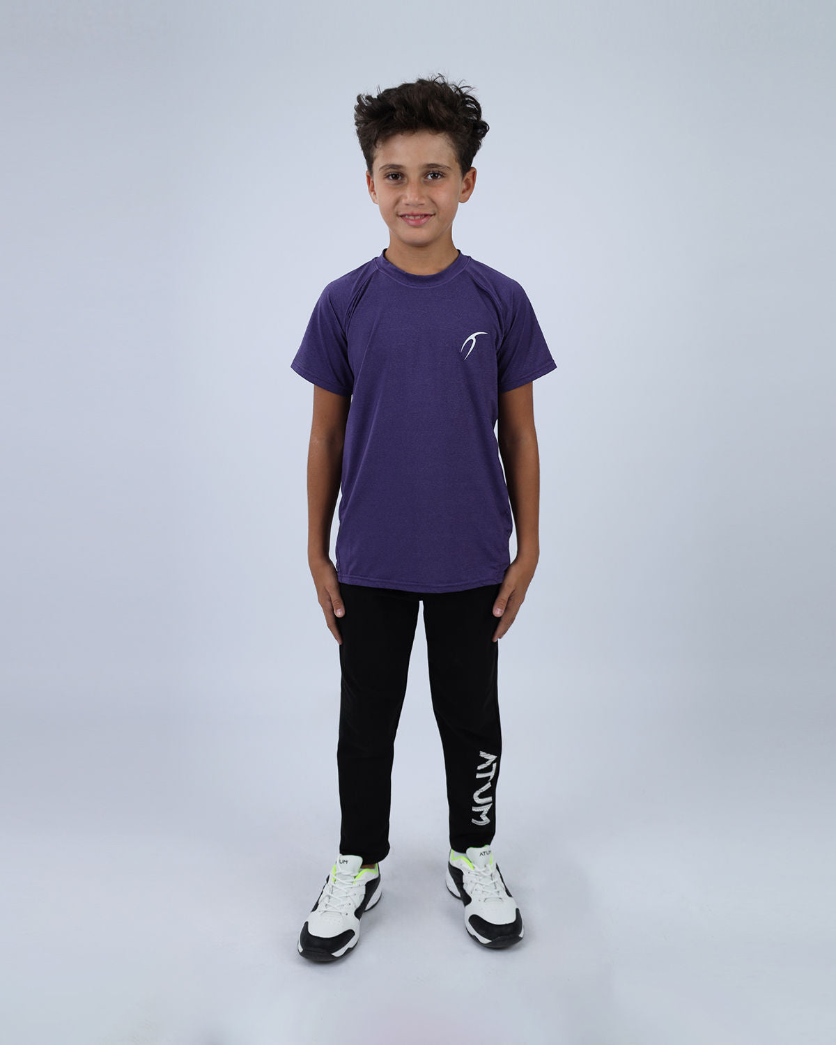 Power-On Sports Purple T-Shirt-Atum -44853360