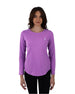 Basic Long Sleeve Lavender T-Shirt