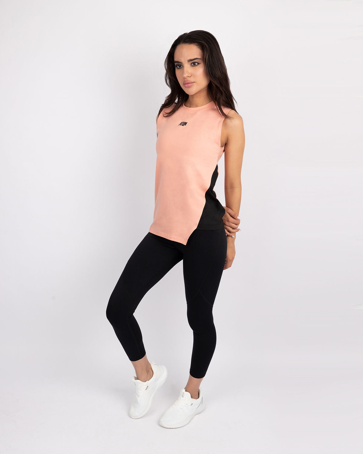 Premium High-Waisted Black Leggings-Atum -65961656