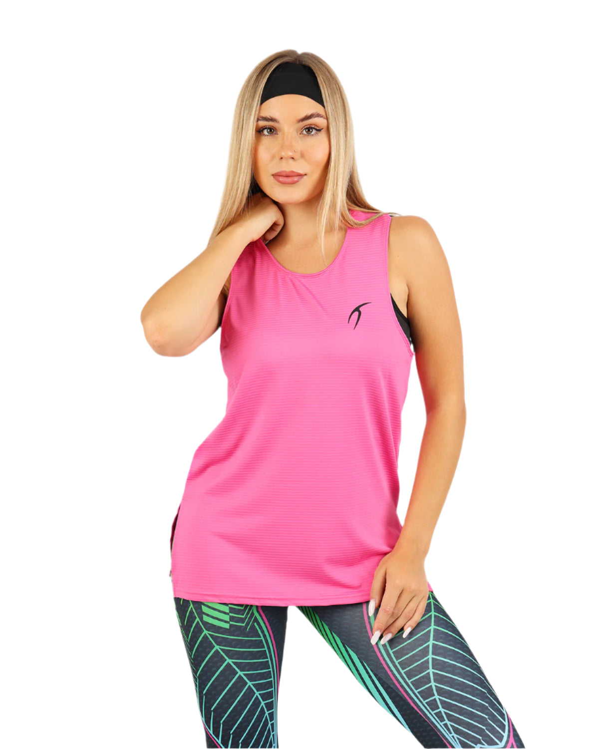 Vivid Motion Fuchsia Tank Top-Atum -99429969