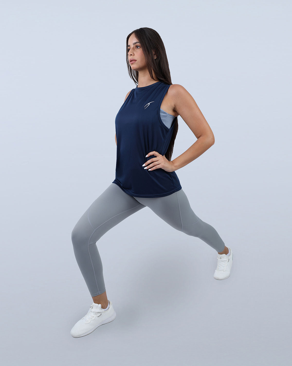 Modal Yoga Blue Tank Top-Atum -17679775