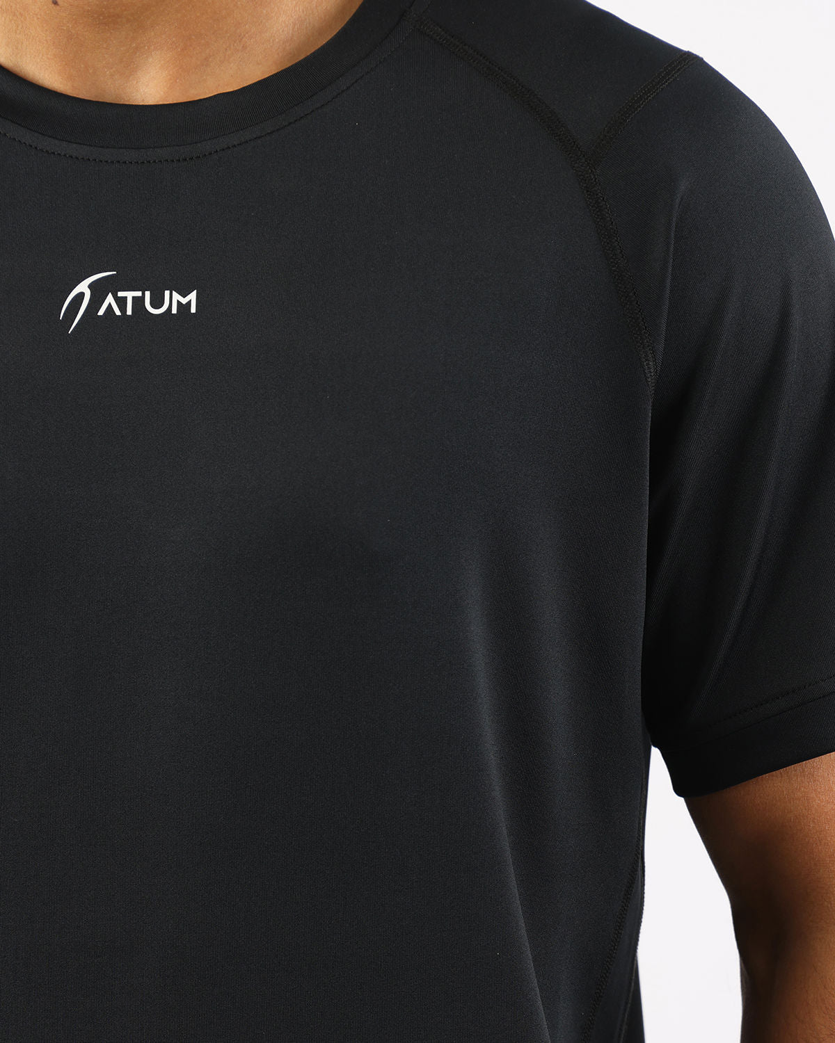 Energy Flow Men's Black T-Shirt-Atum -14659446