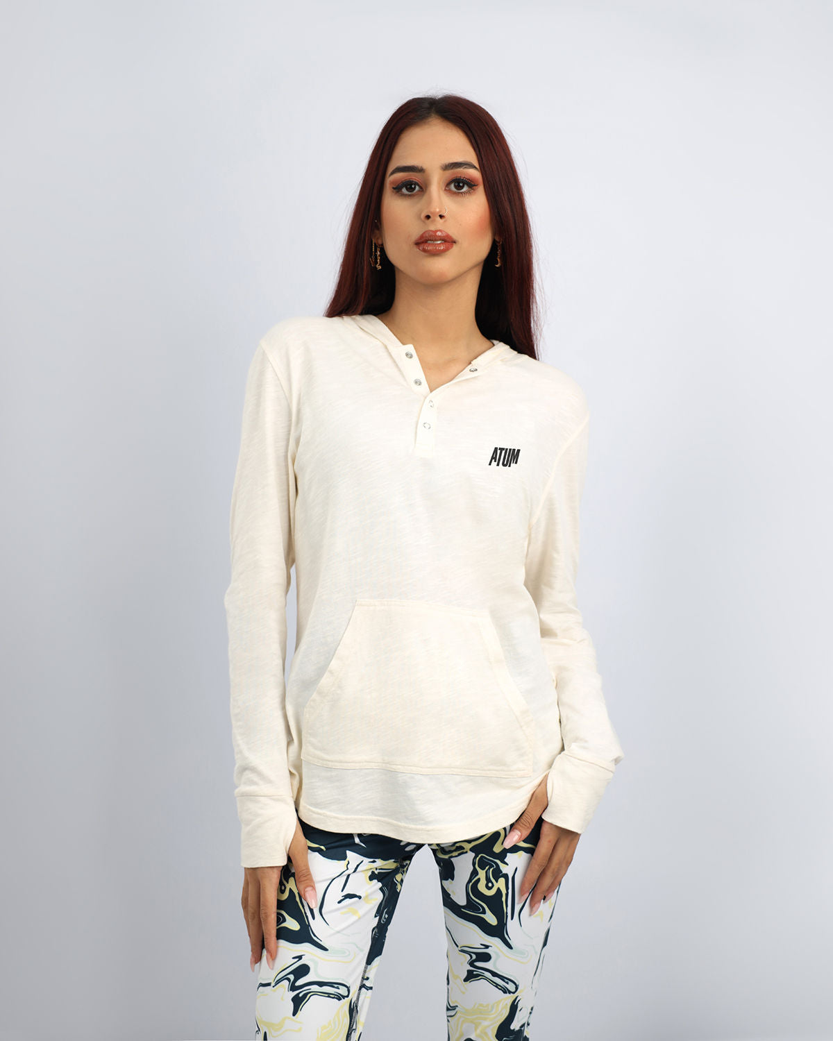 Women's Basic Hooded T-shirt