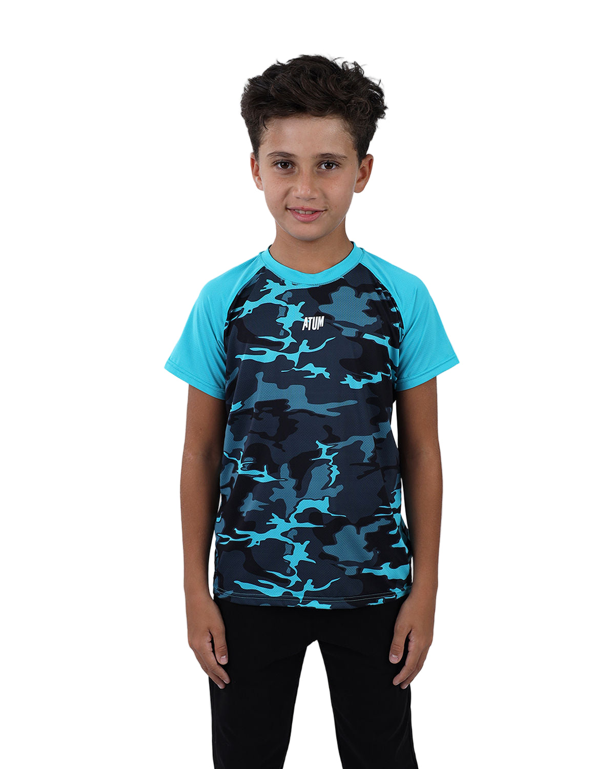 Army Training Sports Turquoise T-Shirt-Atum -96544534