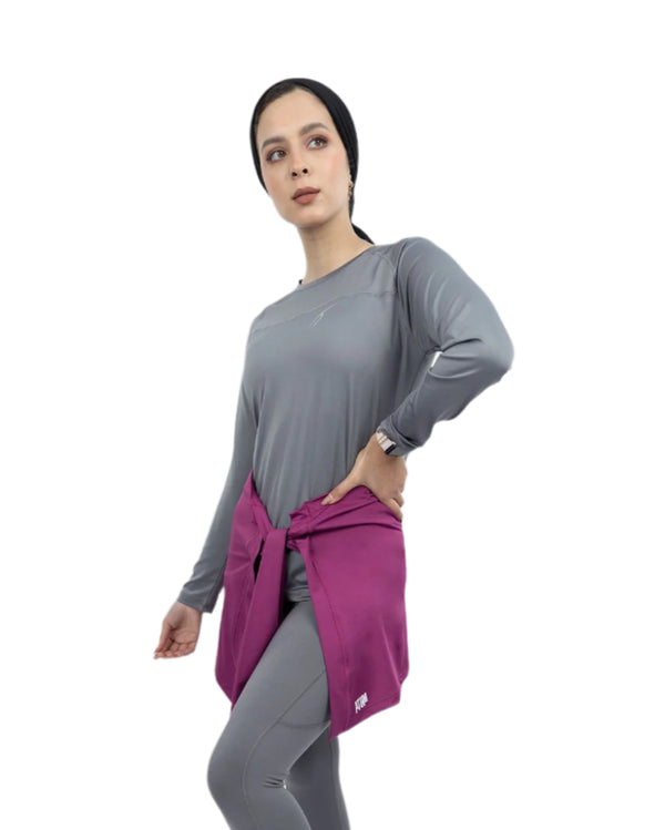 Violet Hip Tie Cover-UP-Atum -86487282