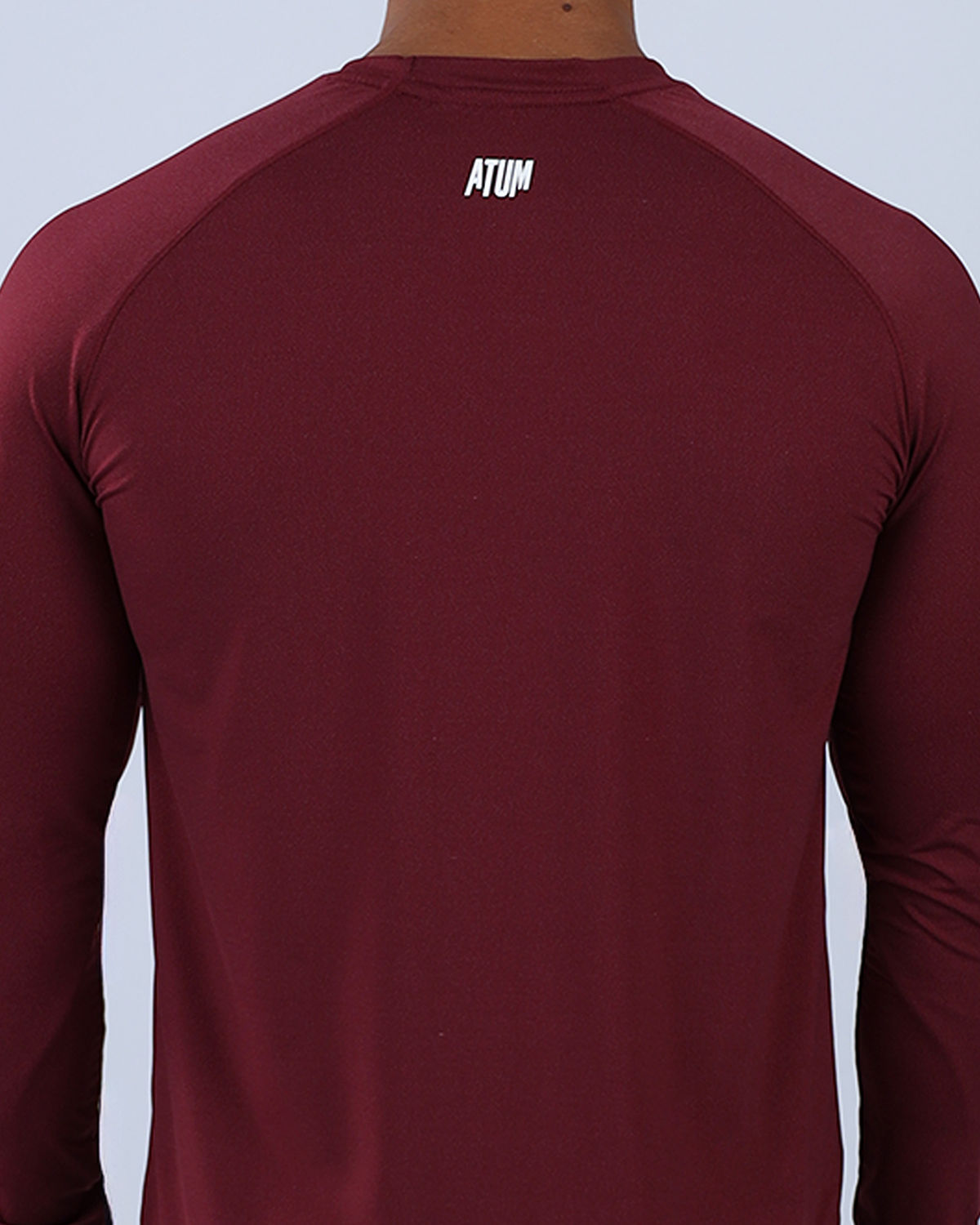 Long Sleeve Running Burgundy Tee-Atum -22171371