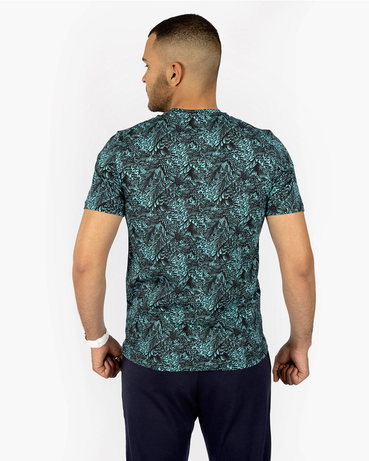 Splash Clash Forest Blue T-Shirt-Atum -2295565