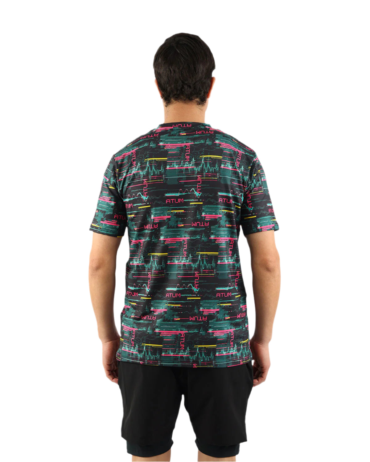 Cyberwave Men's Black T-Shirt-Atum -70358129