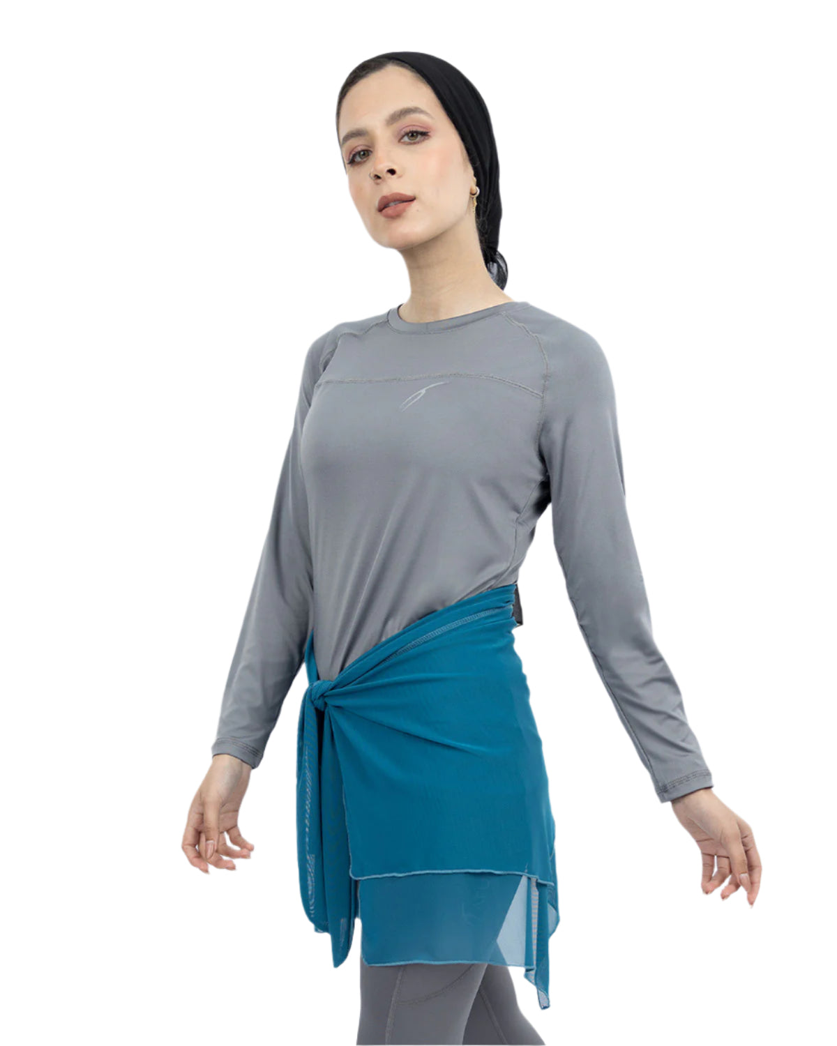 Women's Blue Hip Cover-Up-Atum -5073863