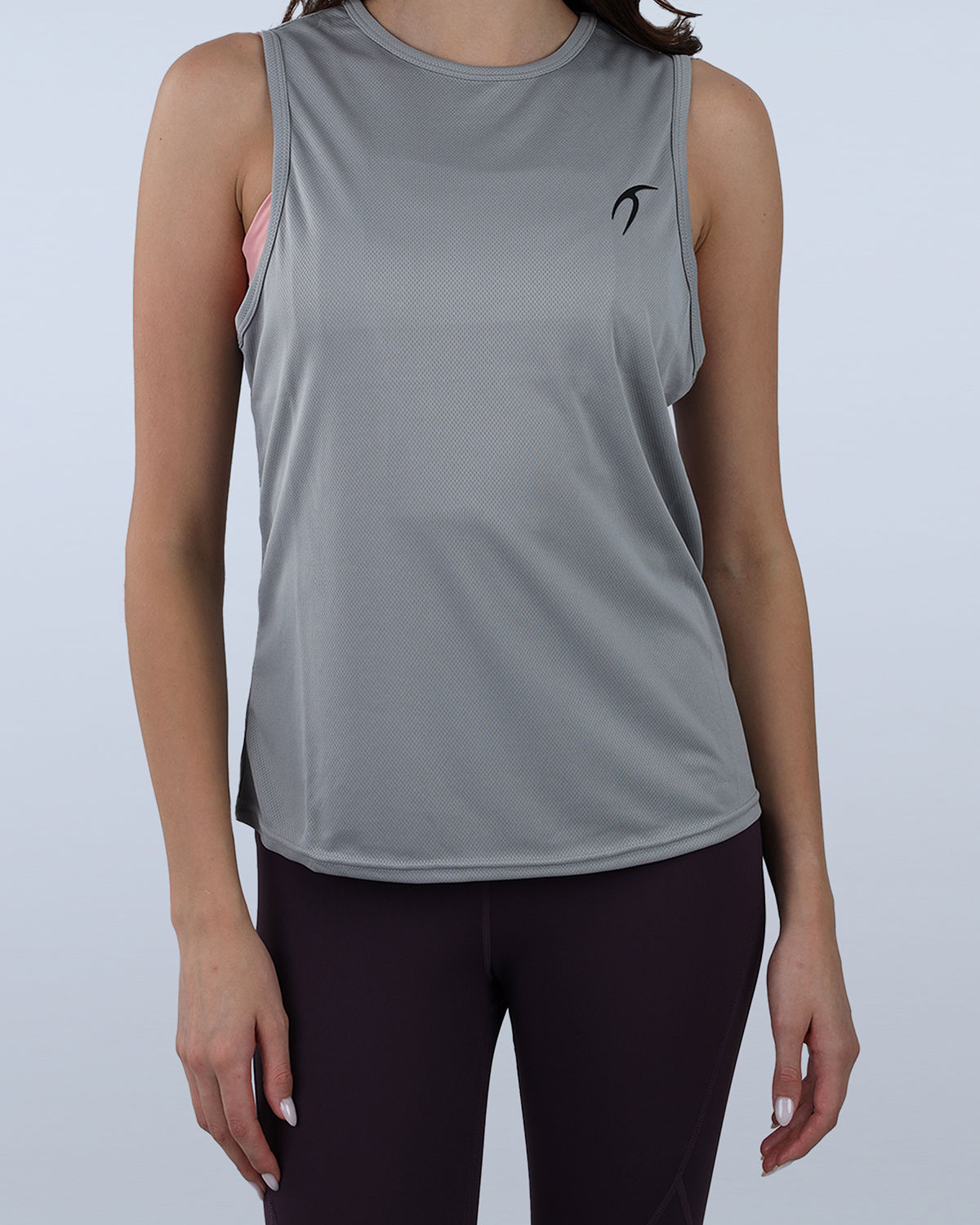Modal Yoga Gray Tank Top-Atum -94964313