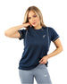Ultra-Soft Cropped Blue T-Shirt