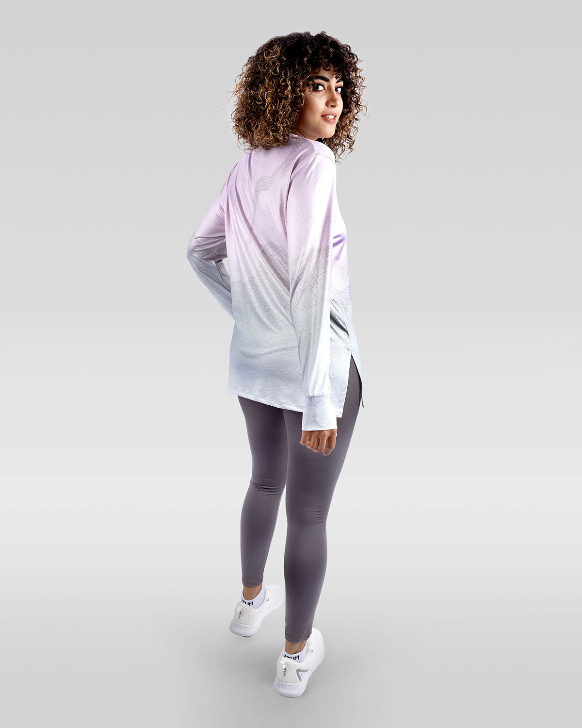 Women's Gradient Pink Top-Atum -30347878