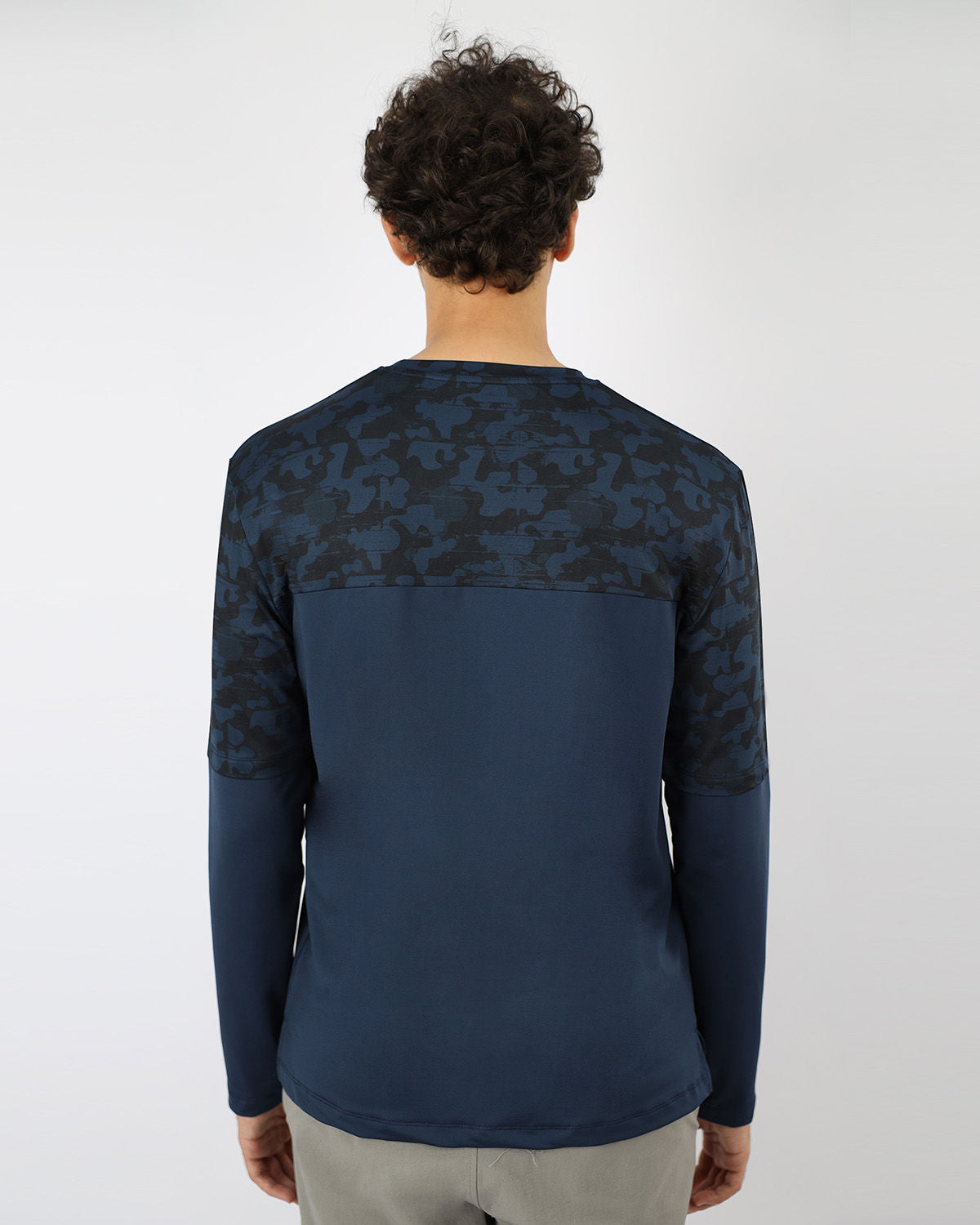Men's Fitness Navy Top-Atum -7332182
