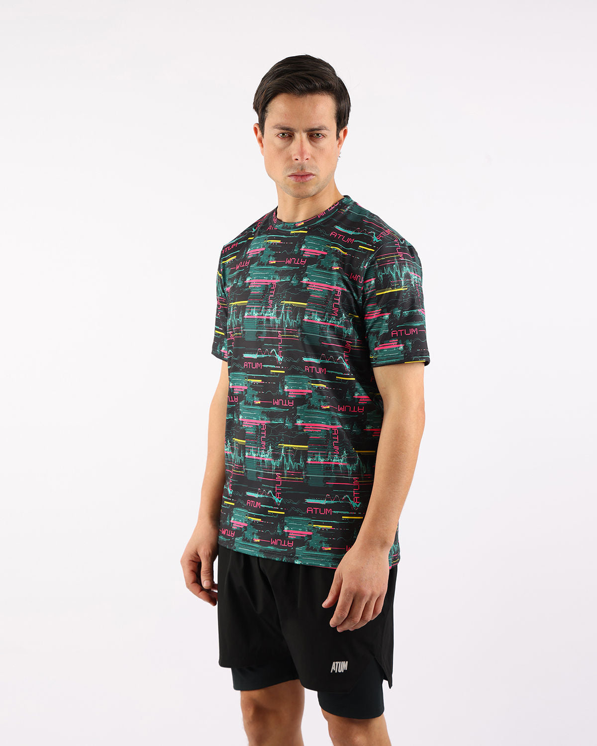Cyberwave Men's Black T-Shirt-Atum -84492559