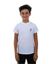 Crew Neck Short Sleeve White Breathable Top