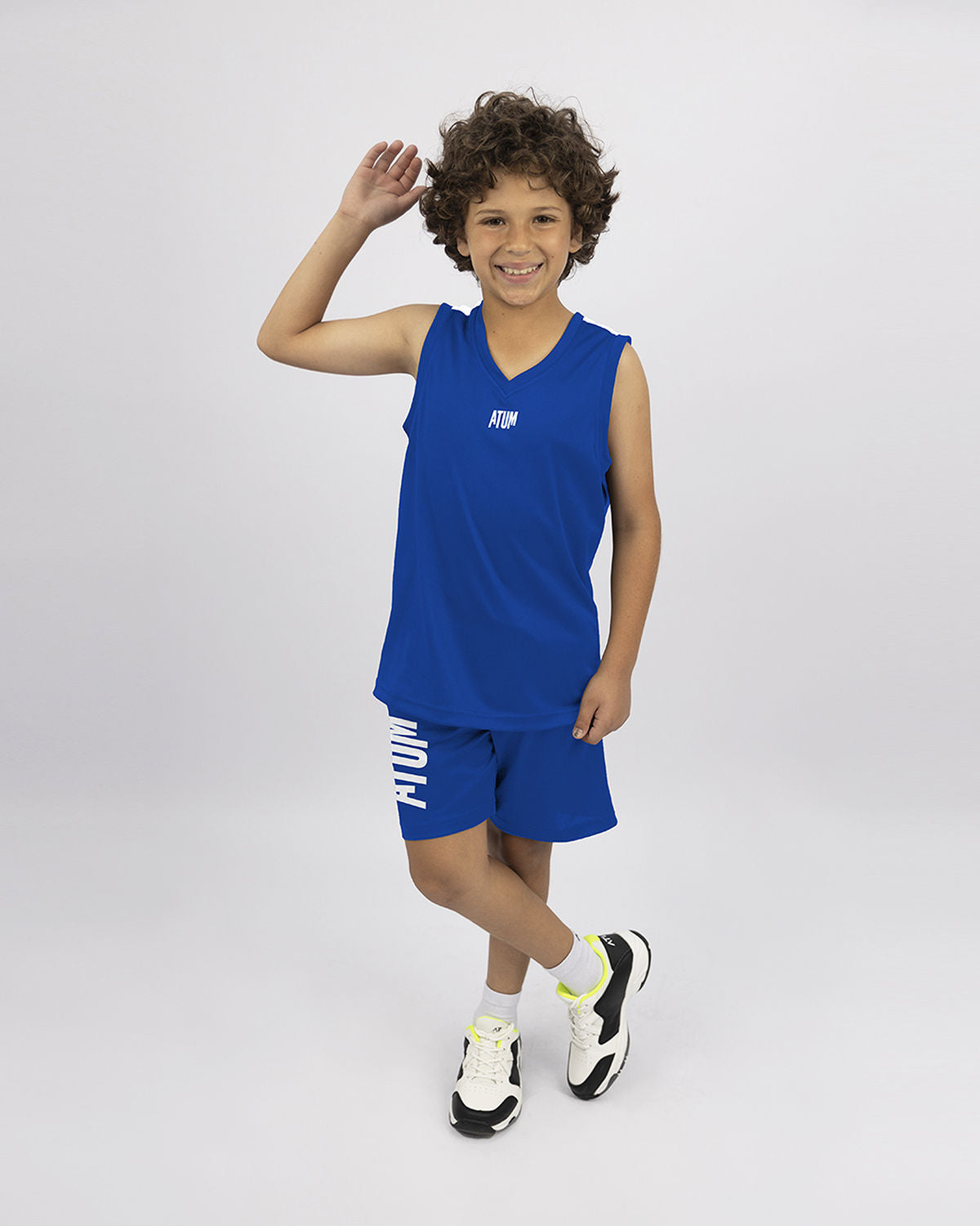 Basketball Boy's Blue Short-Atum -41982978