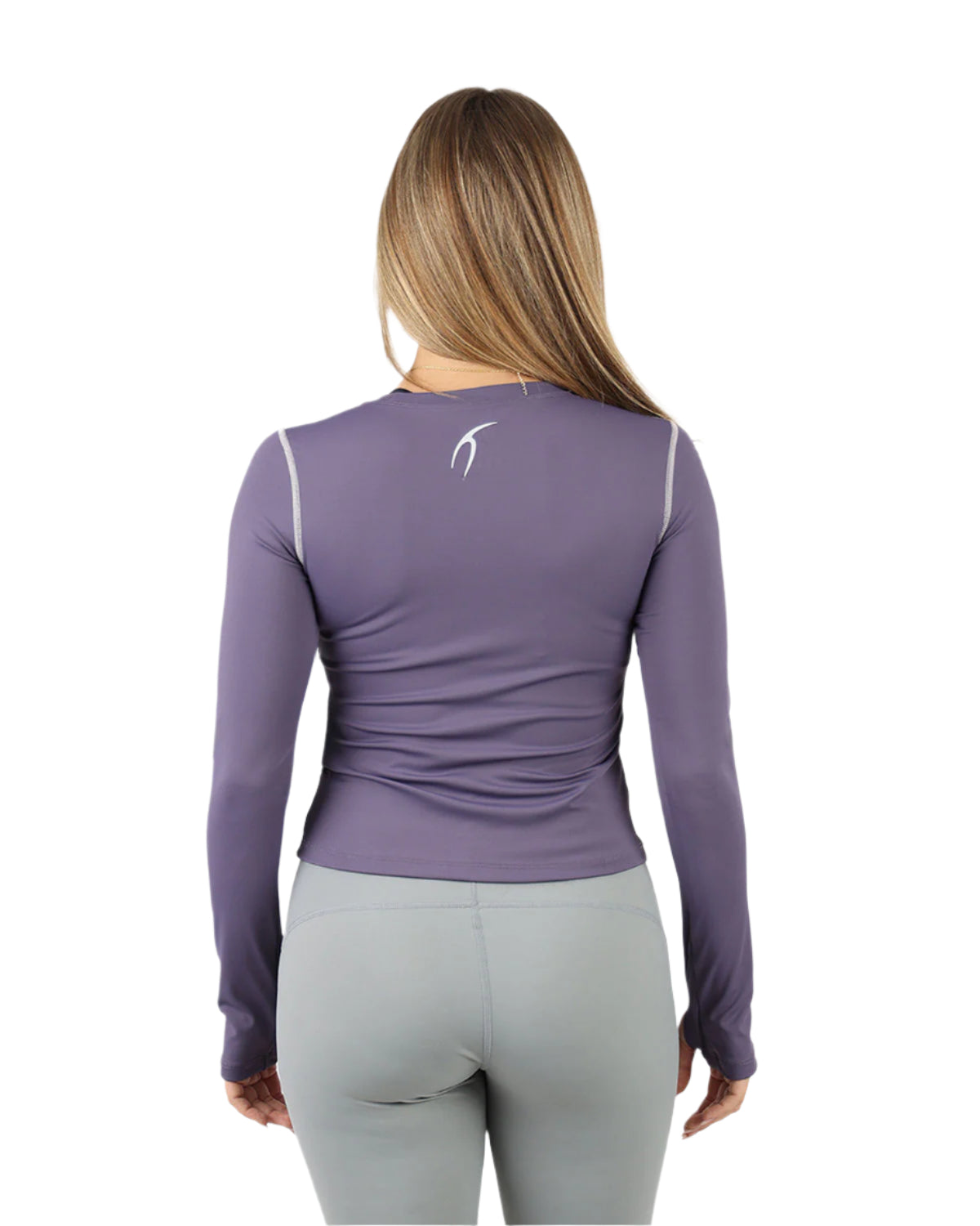 Streamline Long Slevess Women's Violet Top-Atum -54904638