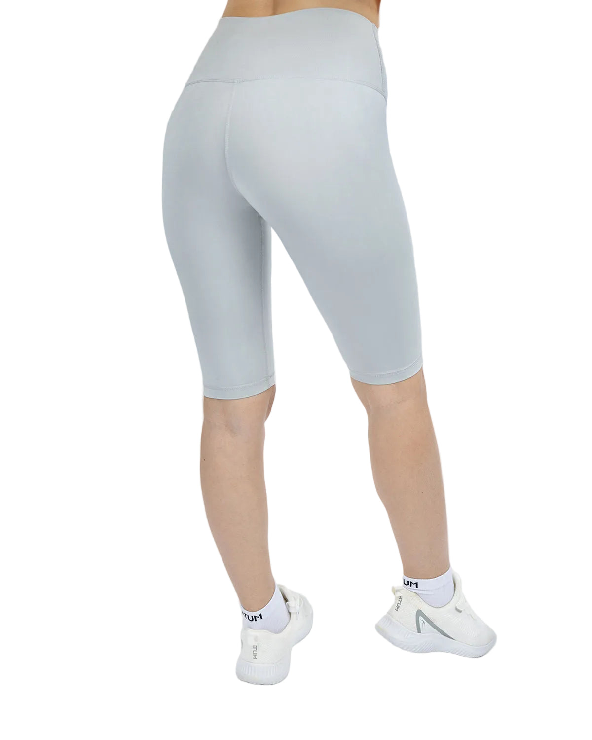 Basic Essentials Gray Short Leggings-Atum -1664187